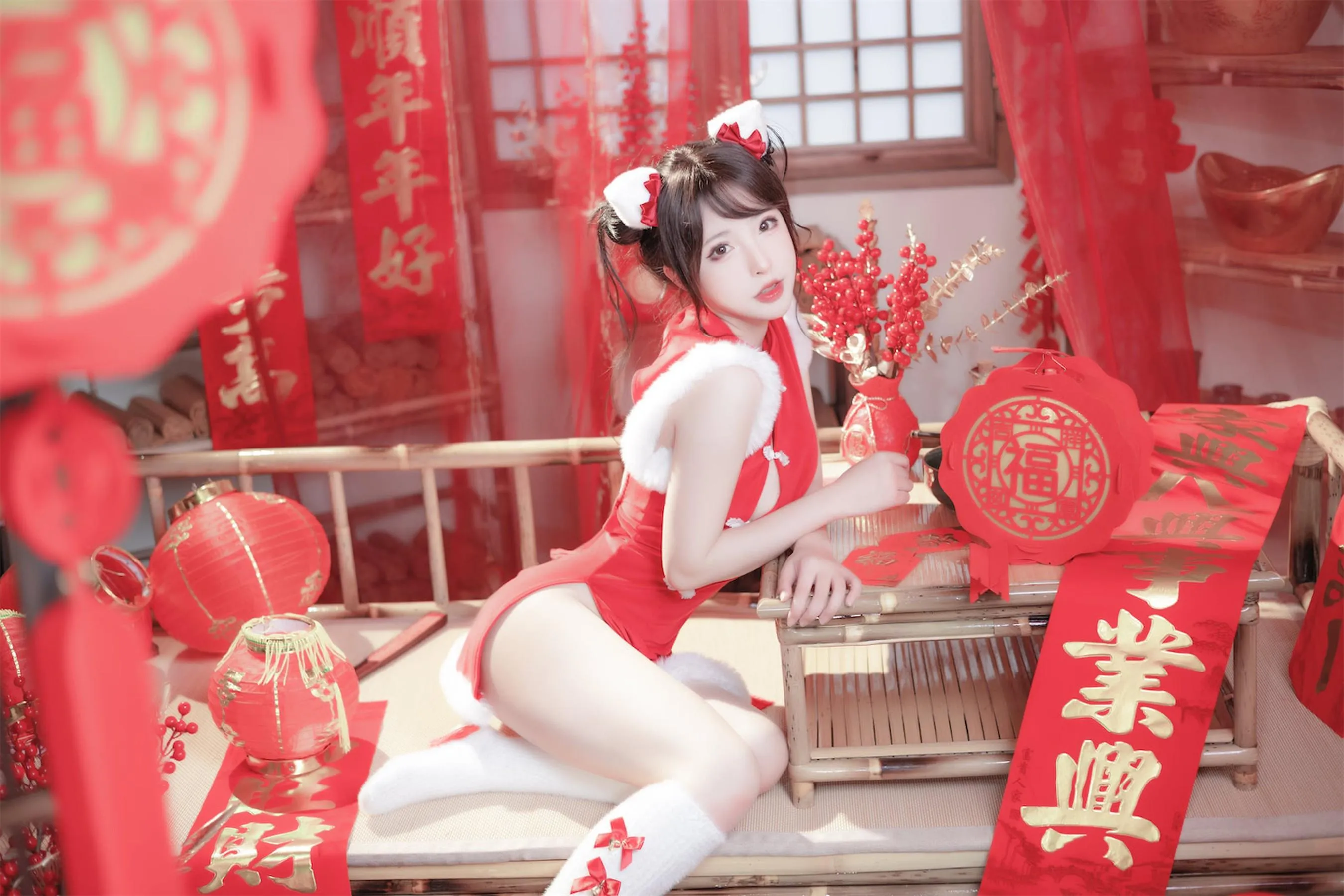 清水由乃 – NO.45 2023新年旗袍 [77P]插图2